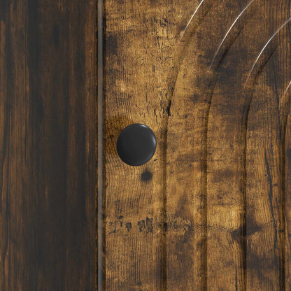 Armadio da Notte 2 pcs Rovere Fumo 43 x 34,5 x 50 cm