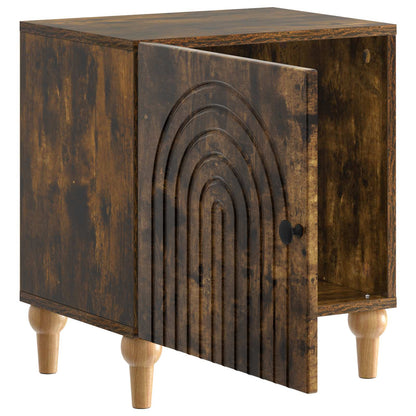 Armadio da Notte 2 pcs Rovere Fumo 43 x 34,5 x 50 cm | homemem39