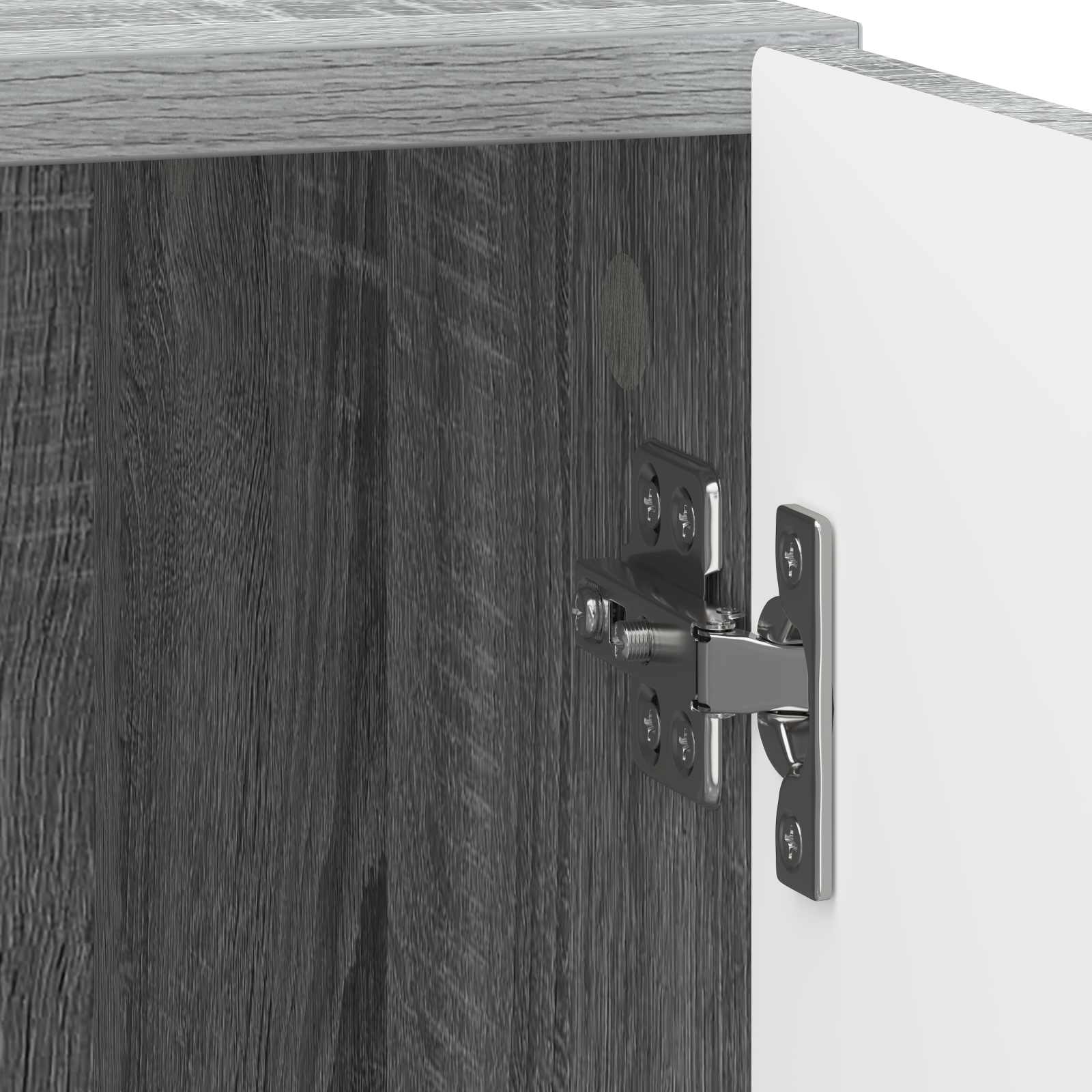 Armadio da Notte Grigio Sonoma 43 x 34,5 x 50 cm | homemem39