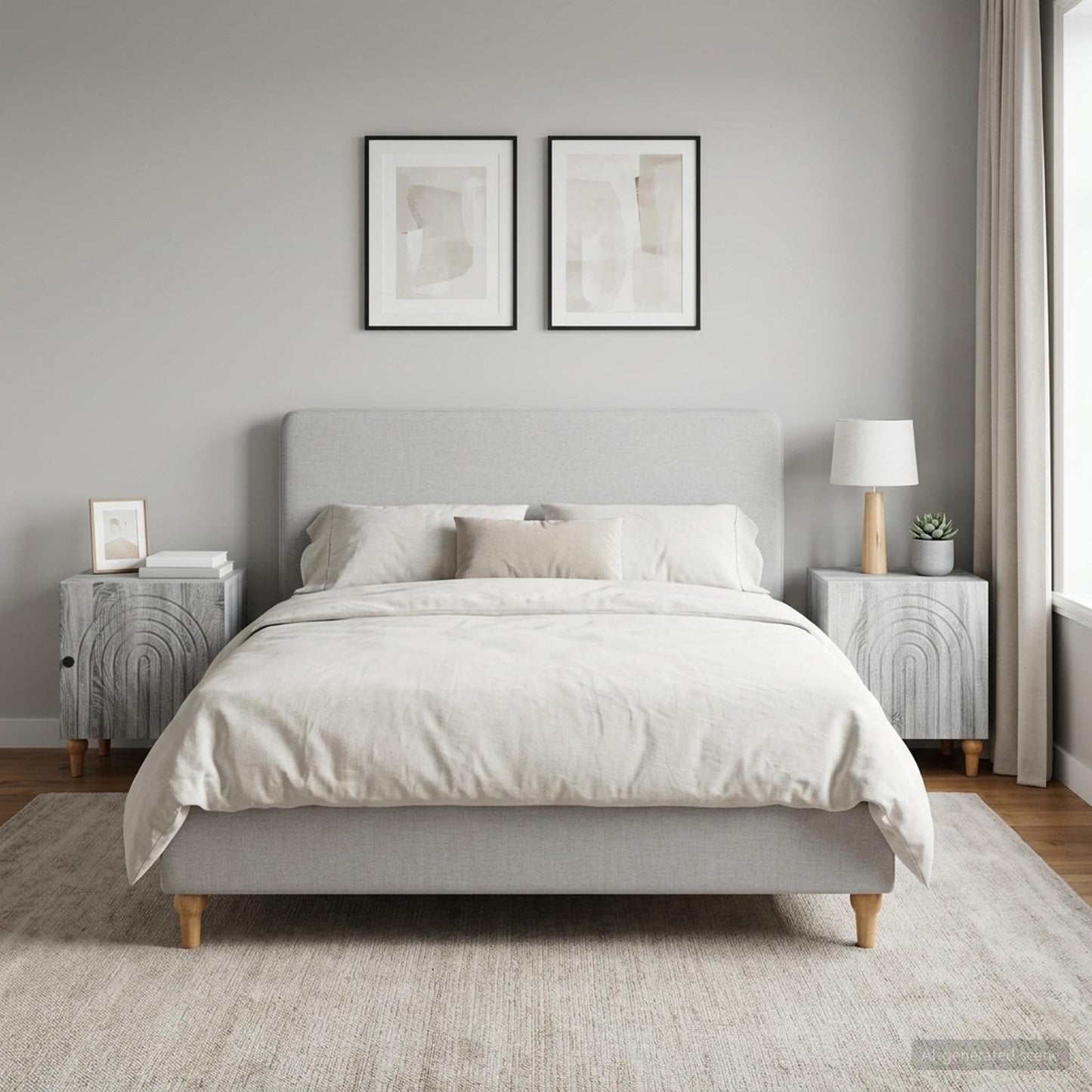 Armadio da Notte 2 pcs Grigio Sonoma 43 x 34,5 x 50 cm