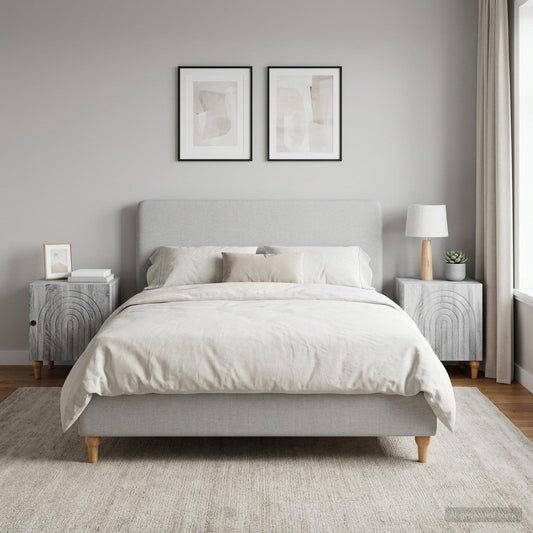Armadio da Notte 2 pz Grigio Sonoma 43 x 34,5 x 50 cm