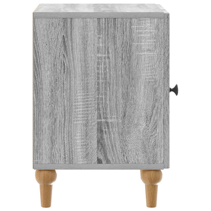 Armadio da Notte 2 pcs Grigio Sonoma 43 x 34,5 x 50 cm