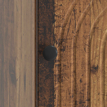 Armadio da Notte 2 pcs Legno antico 43 x 34,5 x 50 cm