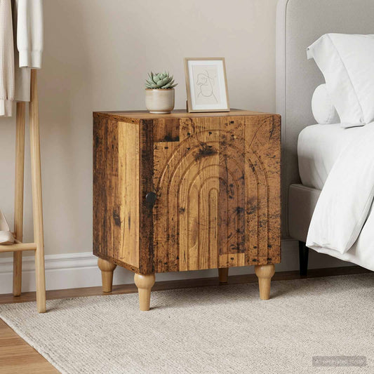 Armadio da Notte 2 pz Legno antico 43 x 34,5 x 50 cm
