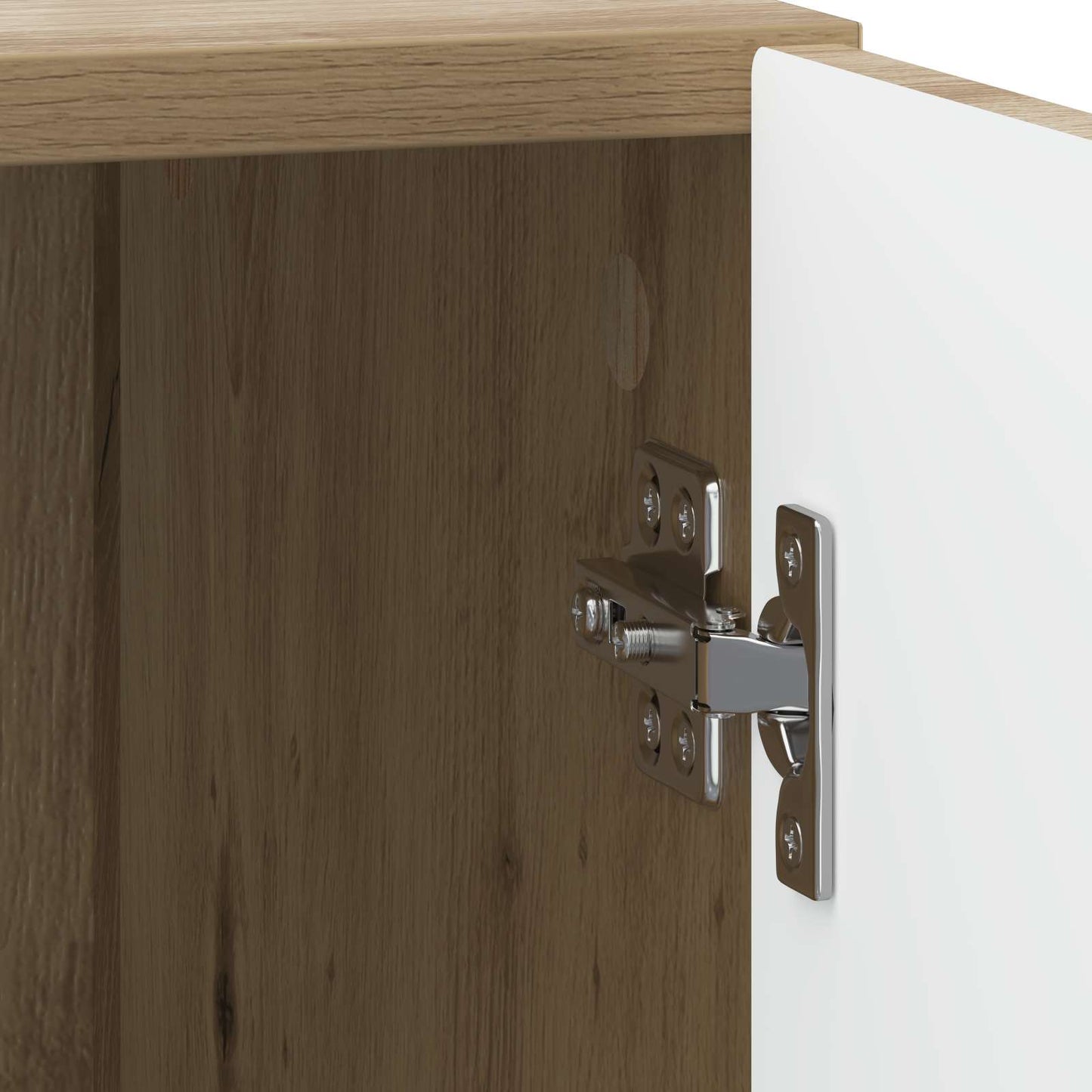Armadio da Notte Rovere Artigianale 43 x 34,5 x 50 cm | homemem39