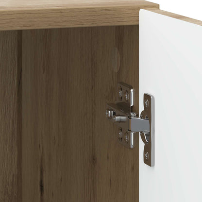 Armadio da Notte 2 pcs Rovere Artigianale 43 x 34,5 x 50 cm | homemem39
