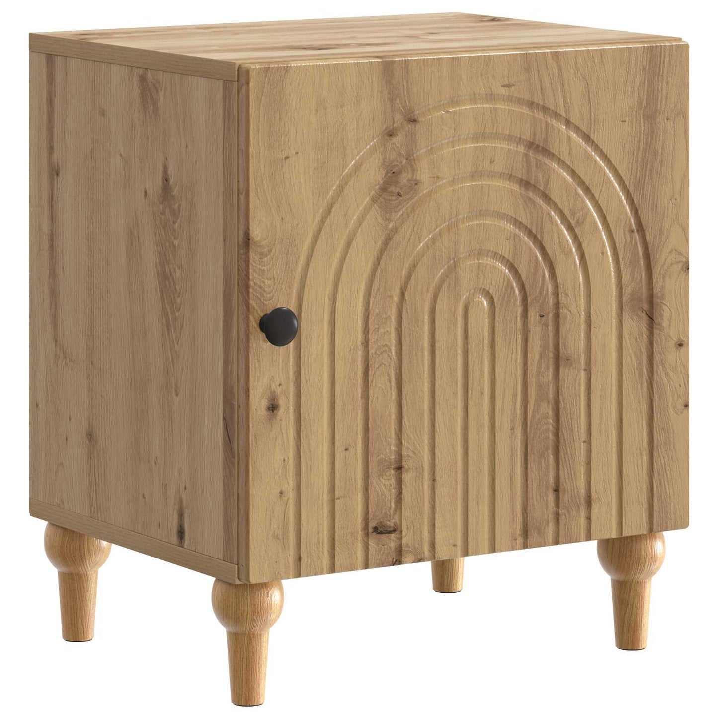 Armadio da Notte 2 pcs Rovere Artigianale 43 x 34,5 x 50 cm | homemem39