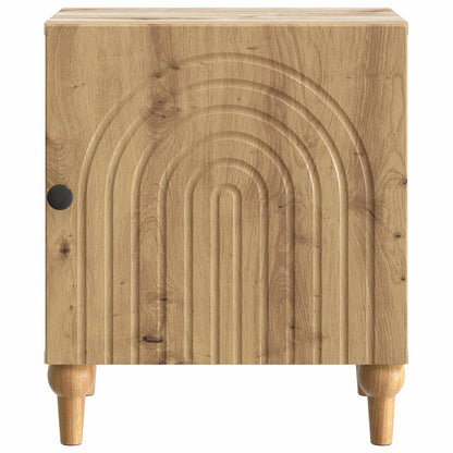 Armadio da Notte 2 pcs Rovere Artigianale 43 x 34,5 x 50 cm | homemem39