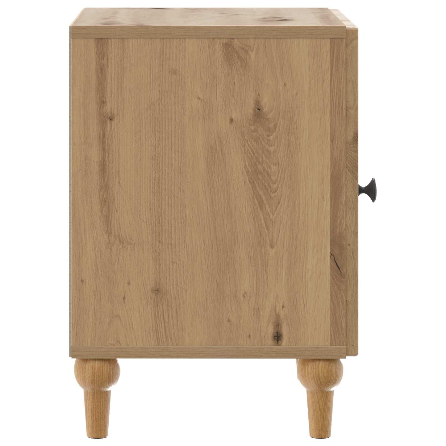 Armadio da Notte 2 pcs Rovere Artigianale 43 x 34,5 x 50 cm | homemem39
