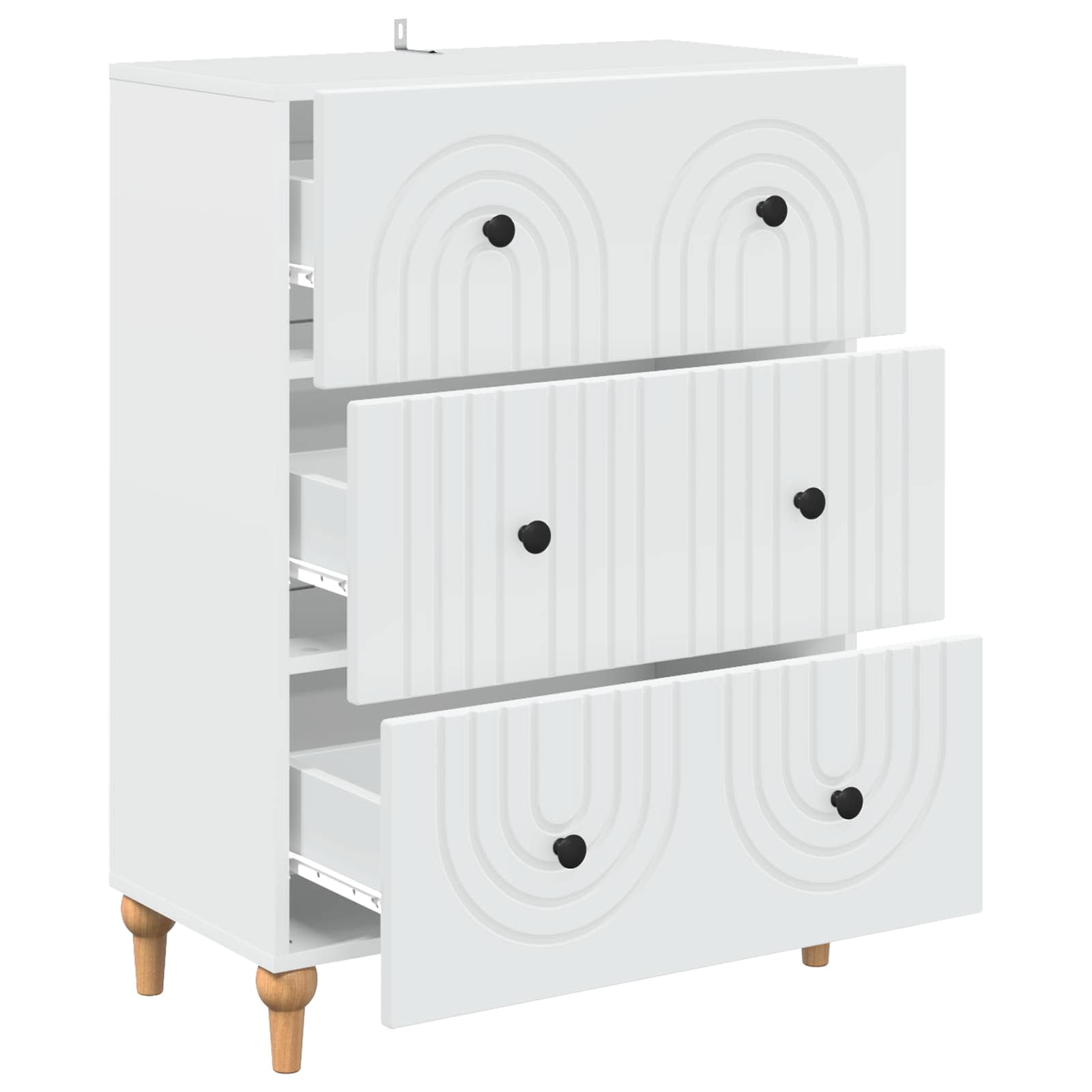 Mobile con Cassetti Bianco 66 x 34,5 x 90 cm | homemem39