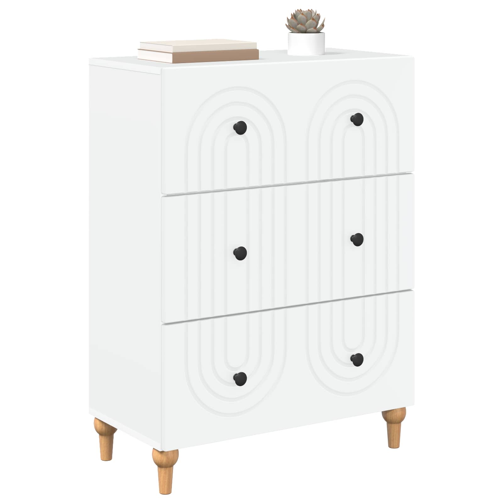 Mobile con Cassetti Bianco 66 x 34,5 x 90 cm | homemem39