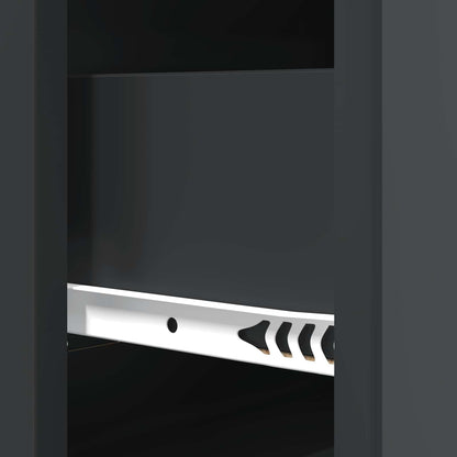 Mobile con Cassetti Nero 66 x 34,5 x 90 cm Legno ingegnerizzato | homemem39