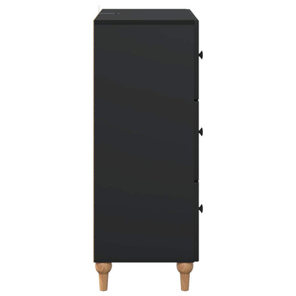 Mobile con Cassetti Nero 66 x 34,5 x 90 cm Legno ingegnerizzato | homemem39