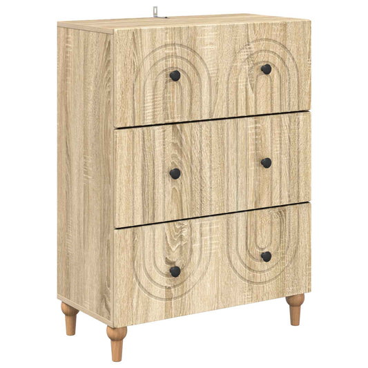 Mobile con Cassetti Rovere Sonoma 66 x 34,5 x 90 cm | homemem39