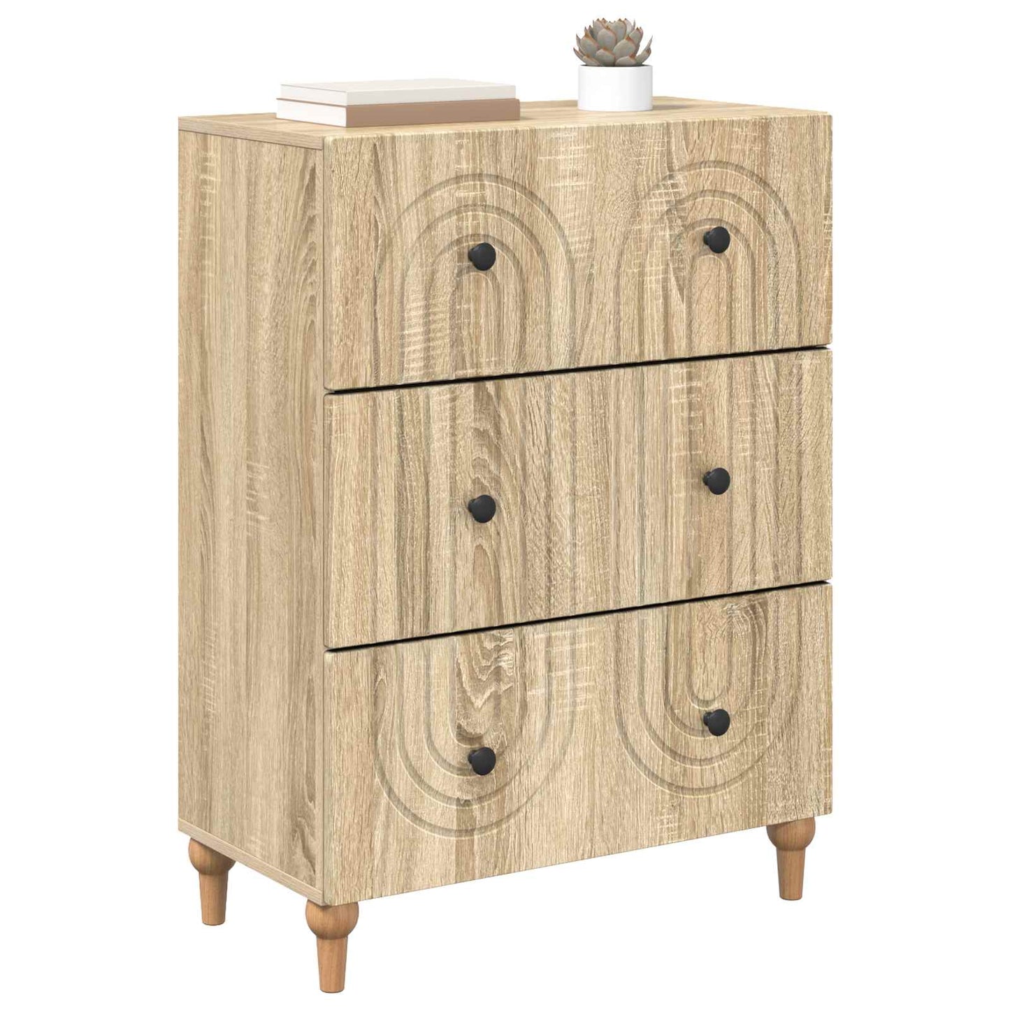 Mobile con Cassetti Rovere Sonoma 66 x 34,5 x 90 cm | homemem39