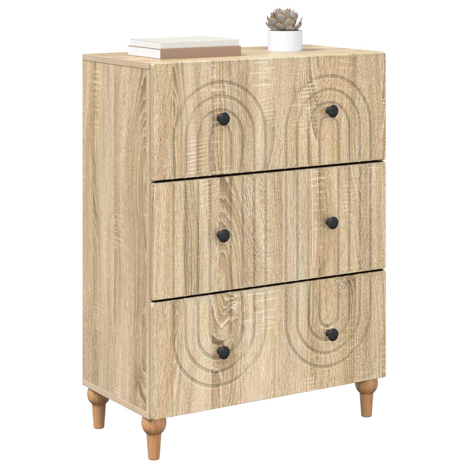 Mobile con Cassetti Rovere Sonoma 66 x 34,5 x 90 cm | homemem39