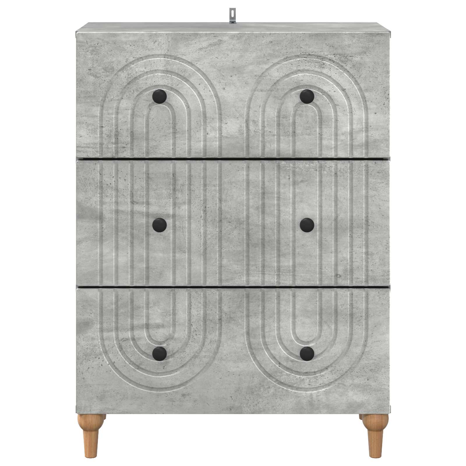Mobile con Cassetti Grigio Cemento 66 x 34,5 x 90 cm | homemem39