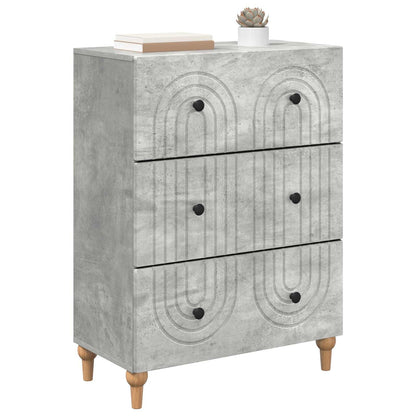 Mobile con Cassetti Grigio Cemento 66 x 34,5 x 90 cm | homemem39