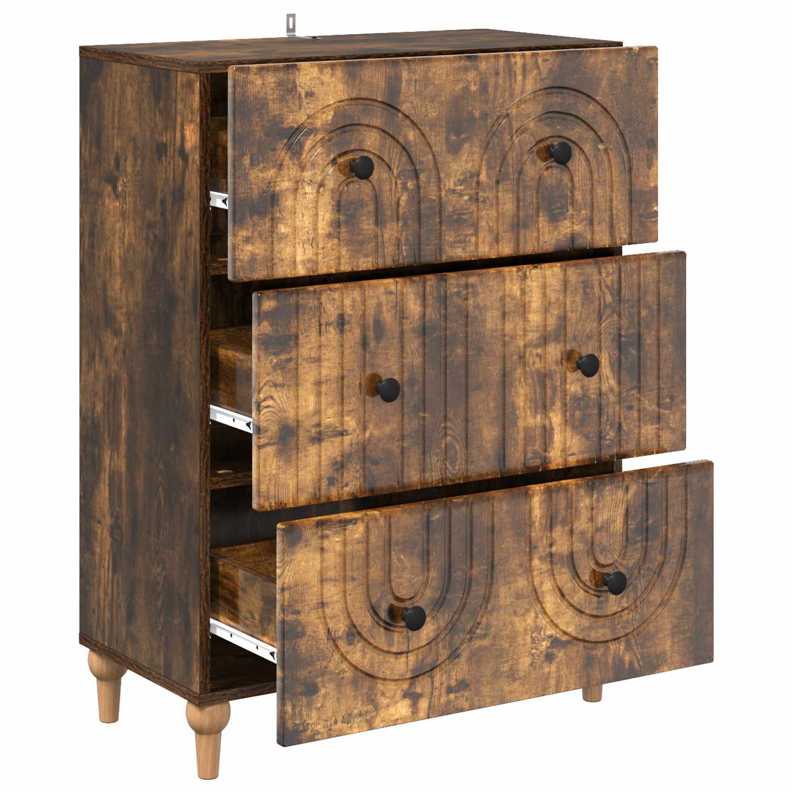 Mobile con Cassetti Rovere Fumo 66 x 34,5 x 90 cm | homemem39