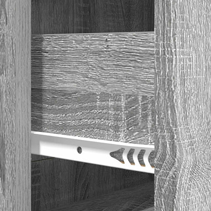 Mobile con Cassetti Grigio Sonoma 66 x 34,5 x 90 cm