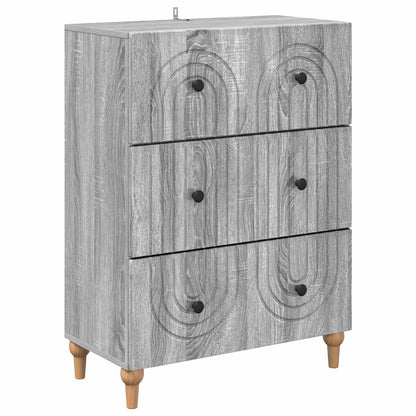 Mobile con Cassetti Grigio Sonoma 66 x 34,5 x 90 cm | homemem39