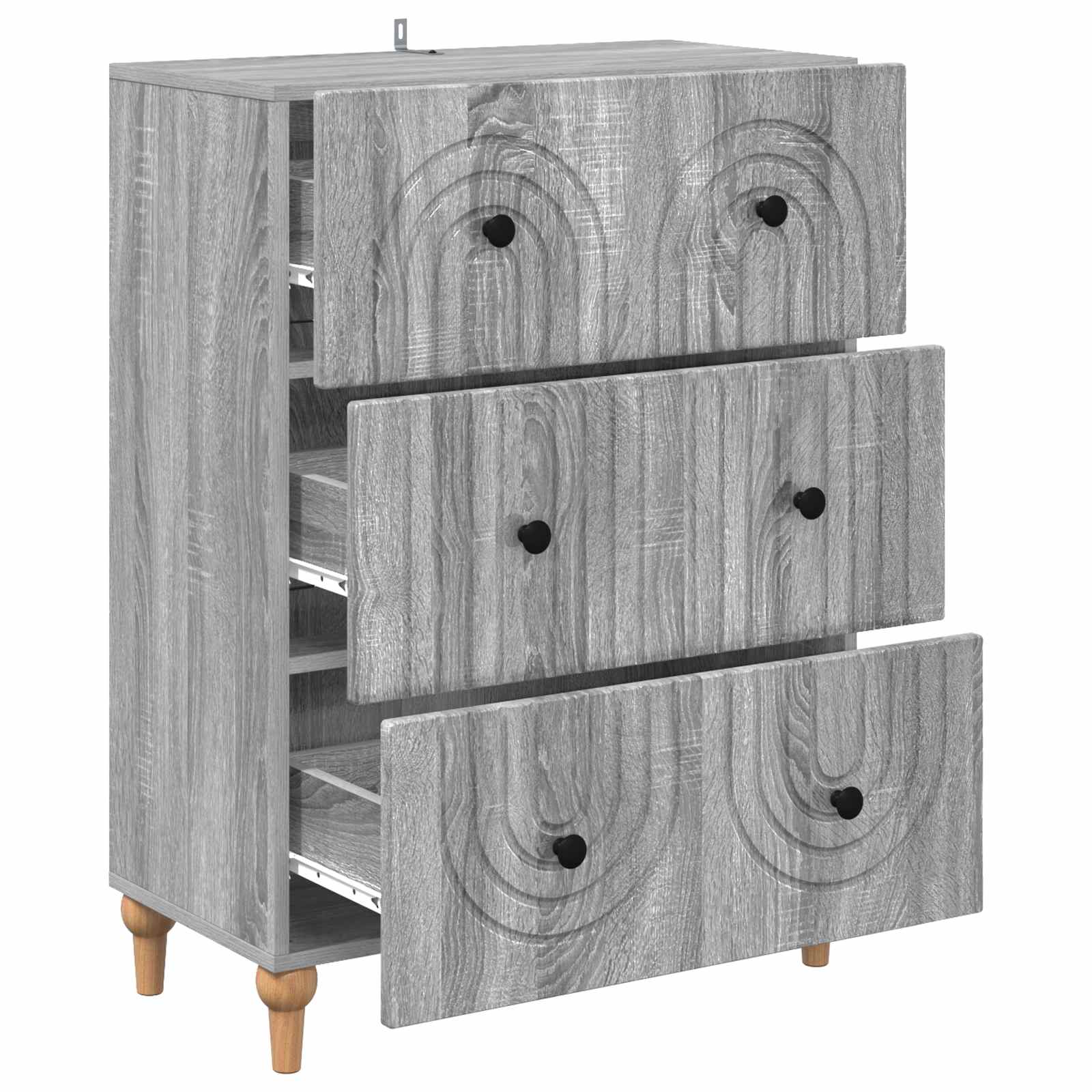 Mobile con Cassetti Grigio Sonoma 66 x 34,5 x 90 cm | homemem39