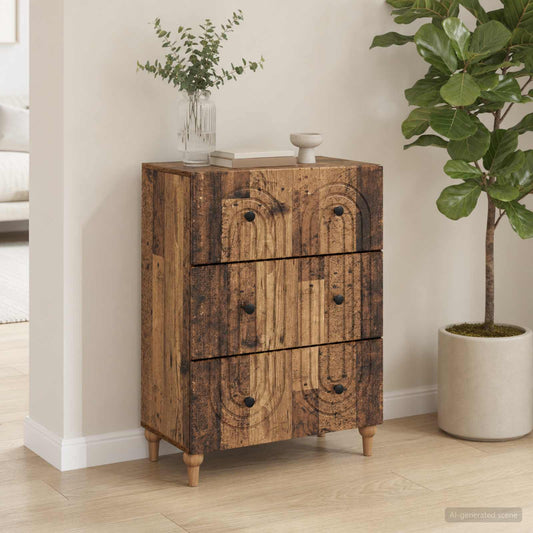Mobile con Cassetti Legno antico 66 x 34,5 x 90 cm