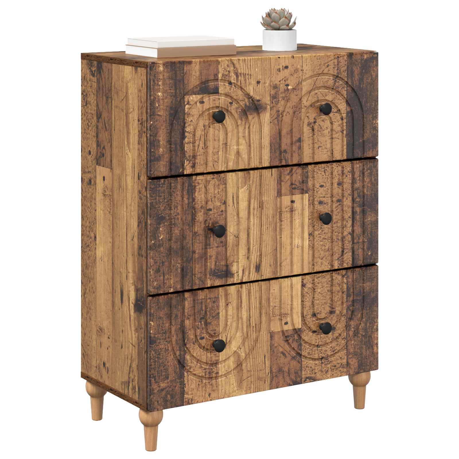 Mobile con Cassetti Legno antico 66 x 34,5 x 90 cm | homemem39