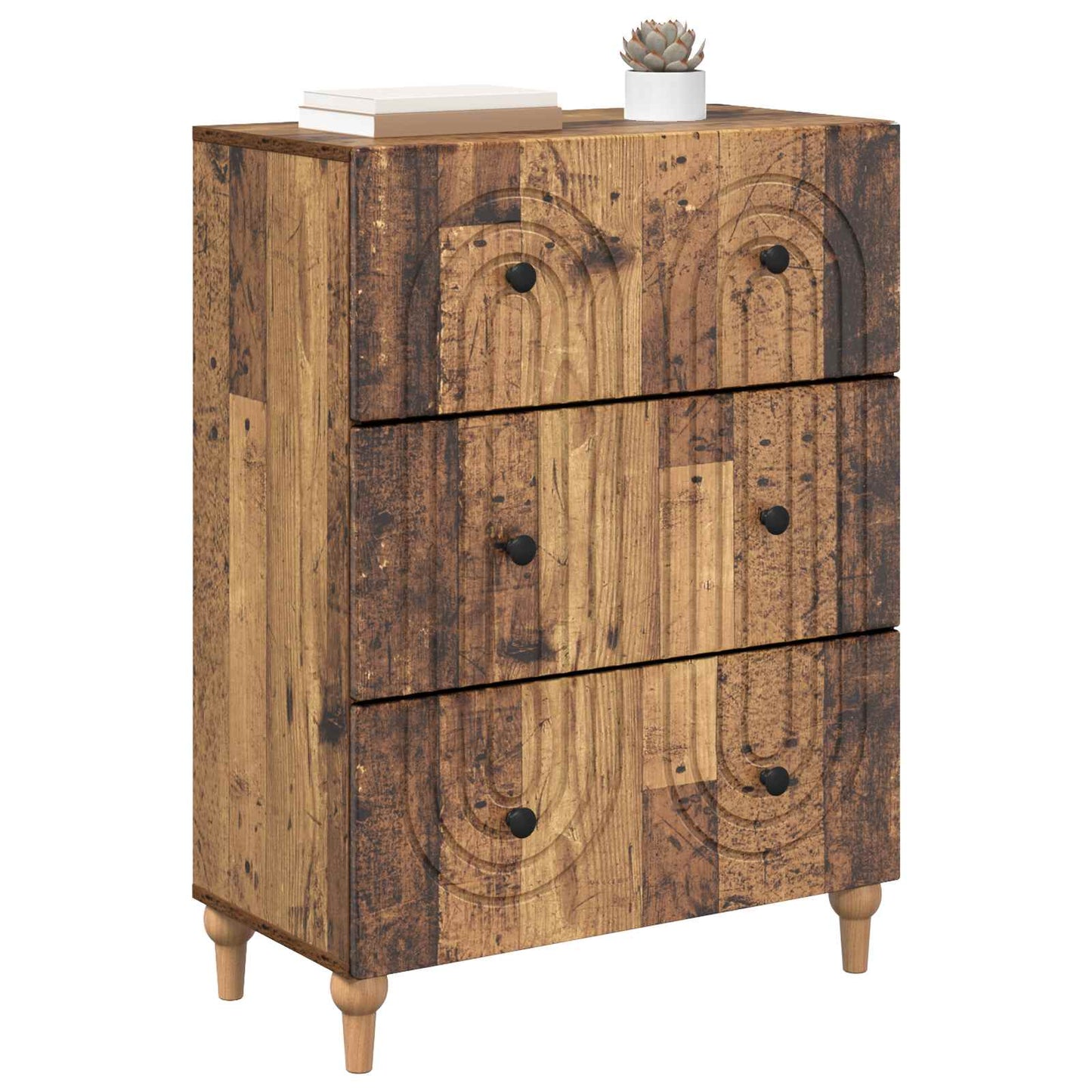 Mobile con Cassetti Legno antico 66 x 34,5 x 90 cm
