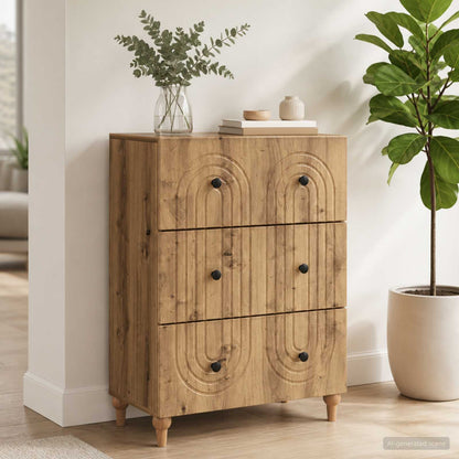 Mobile con Cassetti 66 x 34,5 x 90 cm Legno ingegnerizzato