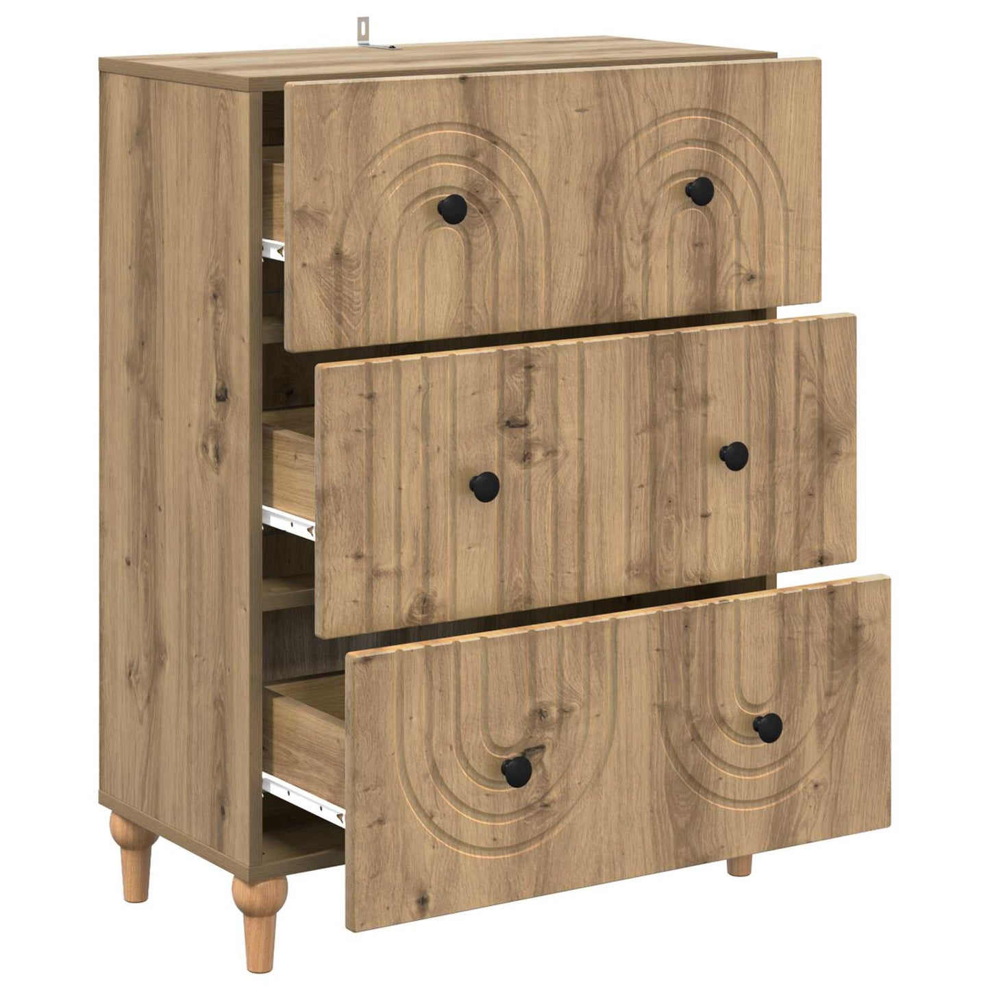 Mobile con Cassetti 66 x 34,5 x 90 cm Legno ingegnerizzato