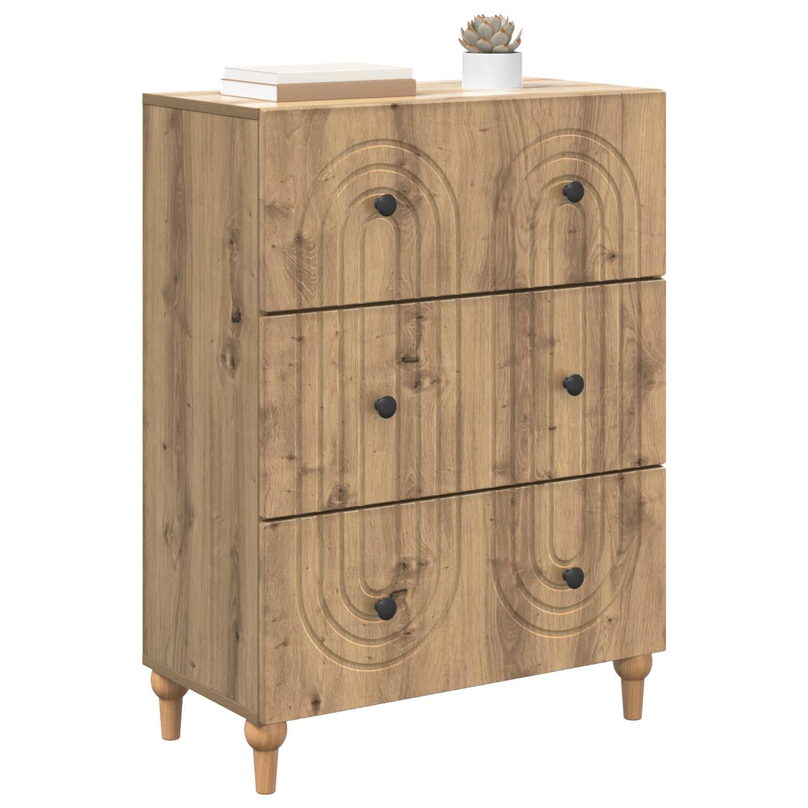 Mobile con Cassetti Rovere Artigianale 66 x 34,5 x 90 cm | homemem39