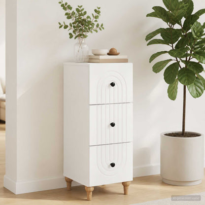 Mobile con Cassetti Bianco 33 x 34,5 x 90 cm
