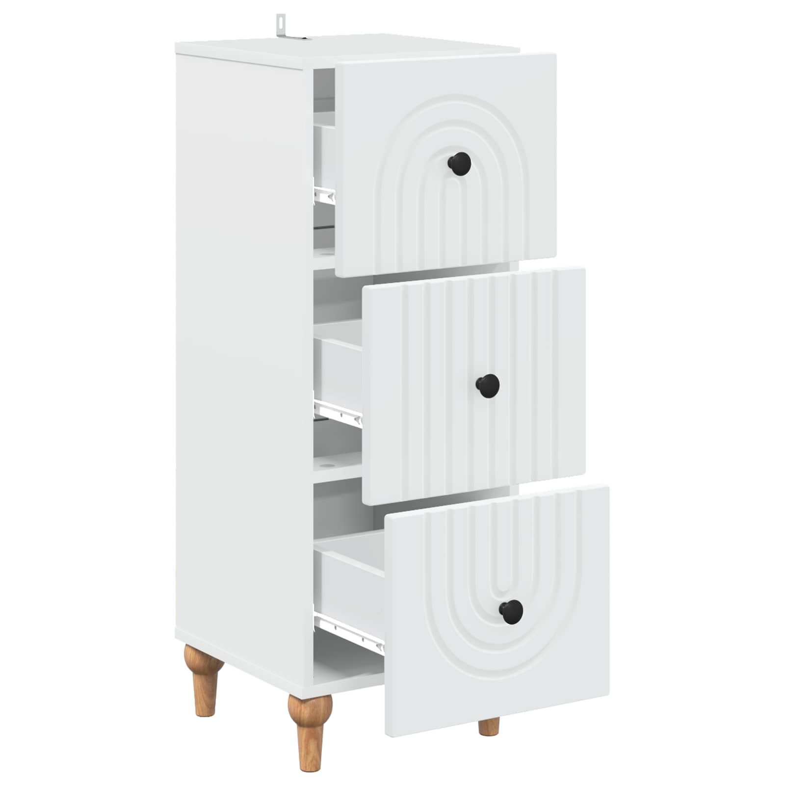 Mobile con Cassetti Bianco 33 x 34,5 x 90 cm | homemem39