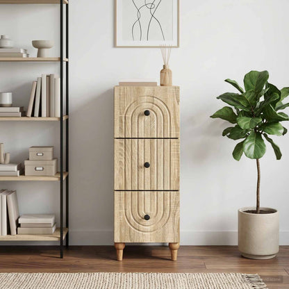 Mobile con Cassetti Rovere Sonoma 33 x 34,5 x 90 cm