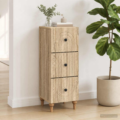 Mobile con Cassetti Rovere Sonoma 33 x 34,5 x 90 cm