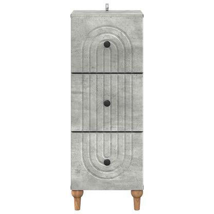 Mobile con Cassetti Grigio Cemento 33 x 34,5 x 90 cm | homemem39