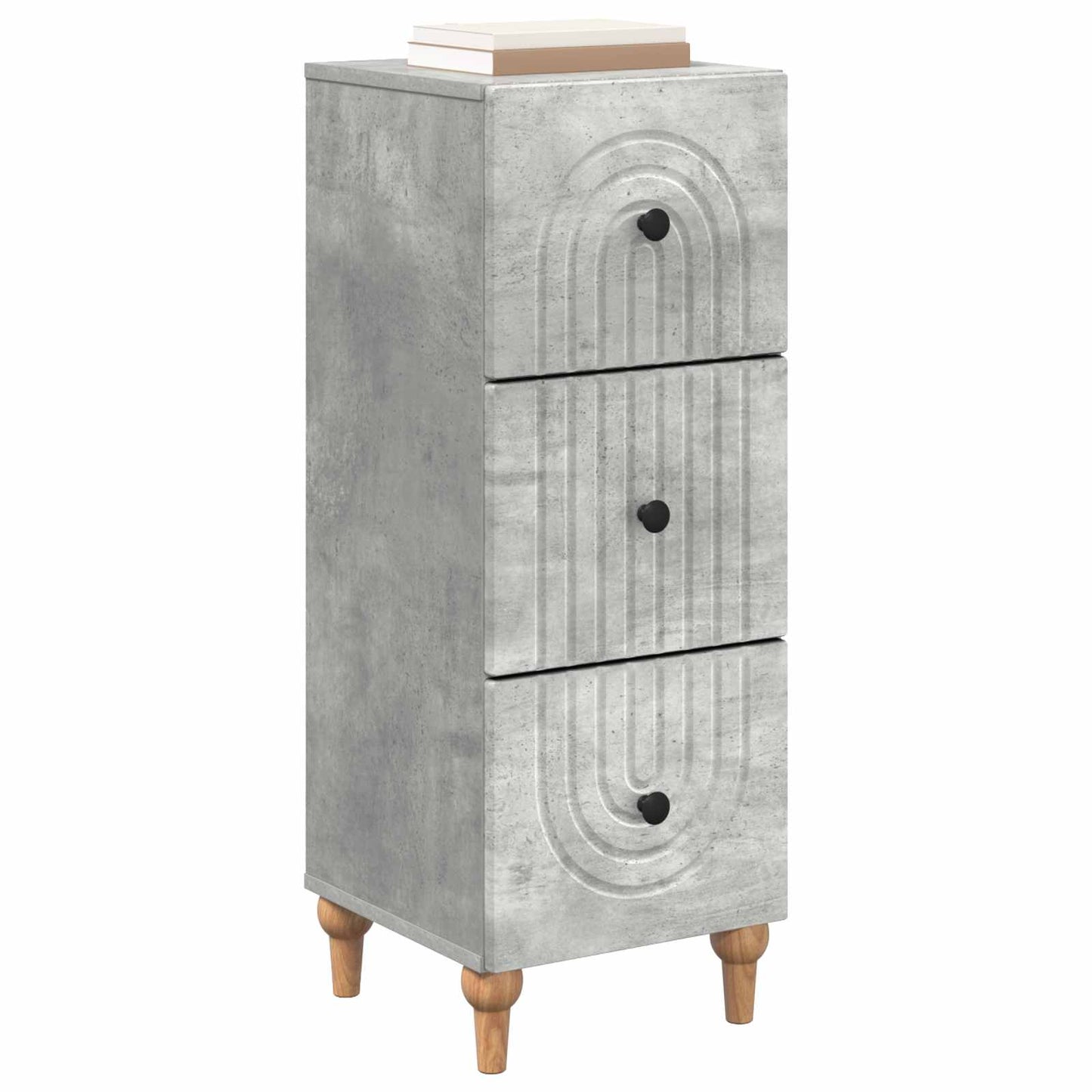 Mobile con Cassetti Grigio Cemento 33 x 34,5 x 90 cm | homemem39