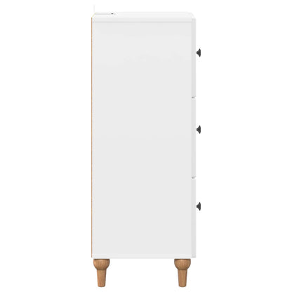 Mobile con Cassetti Bianco Lucido 33 x 34,5 x 90 cm