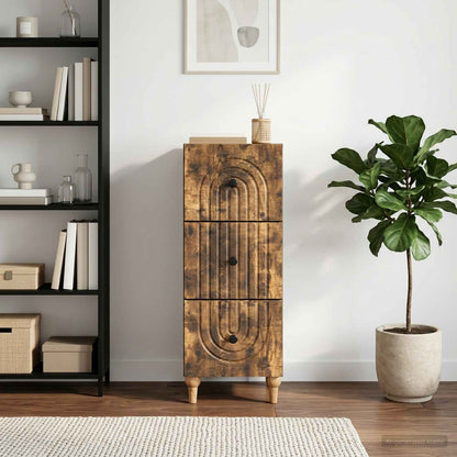 Mobile con Cassetti Rovere Fumo 33 x 34,5 x 90 cm