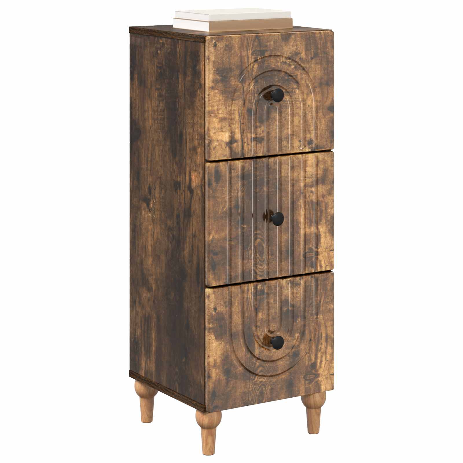 Mobile con Cassetti Rovere Fumo 33 x 34,5 x 90 cm | homemem39