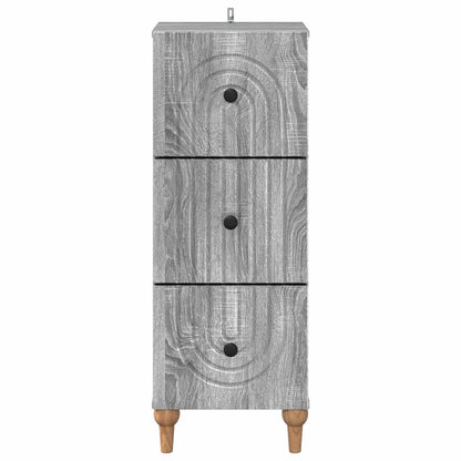 Mobile con Cassetti Grigio Sonoma 33 x 34,5 x 90 cm | homemem39