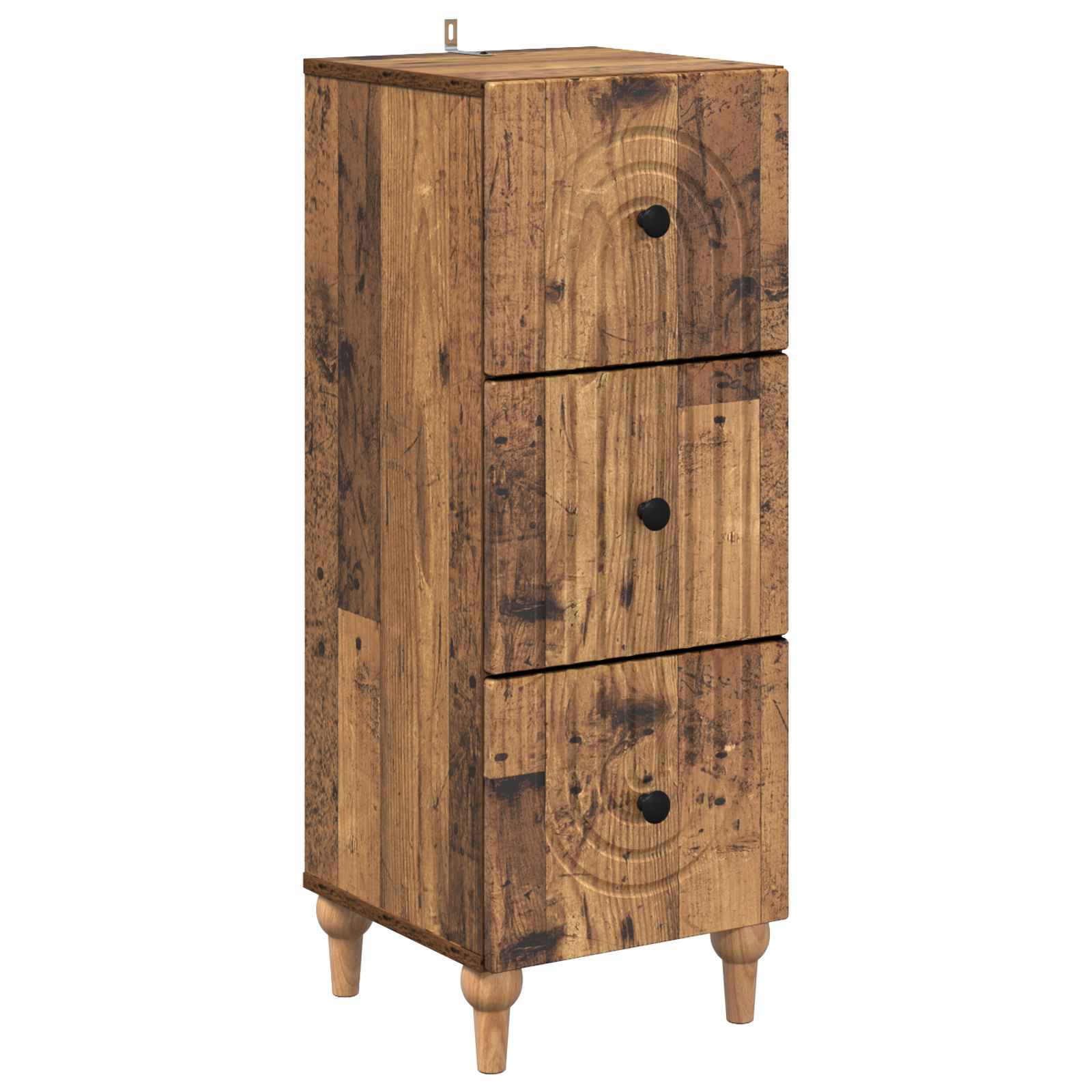 Mobile con Cassetti Legno antico 33 x 34,5 x 90 cm | homemem39