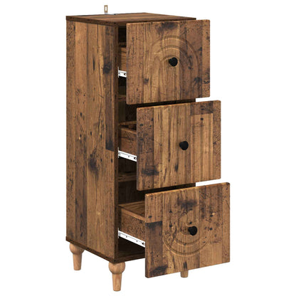 Mobile con Cassetti Legno antico 33 x 34,5 x 90 cm | homemem39