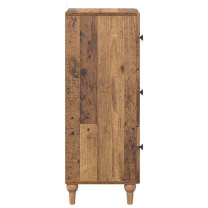 Mobile con Cassetti Legno antico 33 x 34,5 x 90 cm