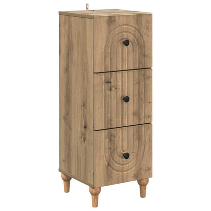 Mobile con Cassetti Rovere Artigianale 33 x 34,5 x 90 cm | homemem39