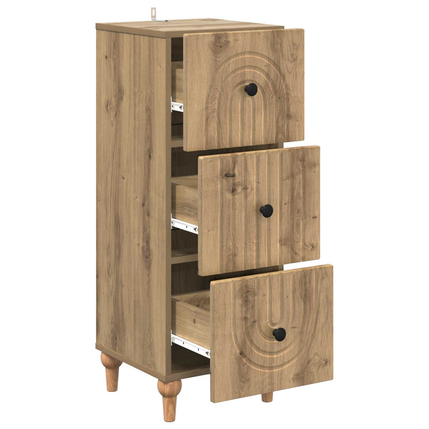 Mobile con Cassetti 33 x 34,5 x 90 cm Legno ingegnerizzato