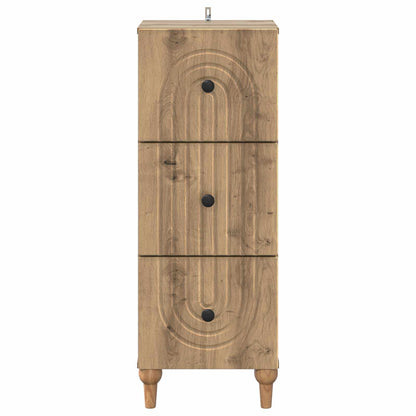 Mobile con Cassetti Rovere Artigianale 33 x 34,5 x 90 cm | homemem39