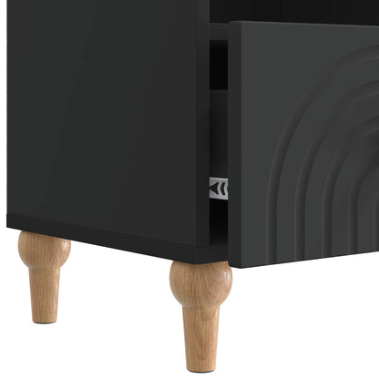 Mobile TV Nero 102 x 34,5 x 50 cm Legno ingegnerizzato | homemem39