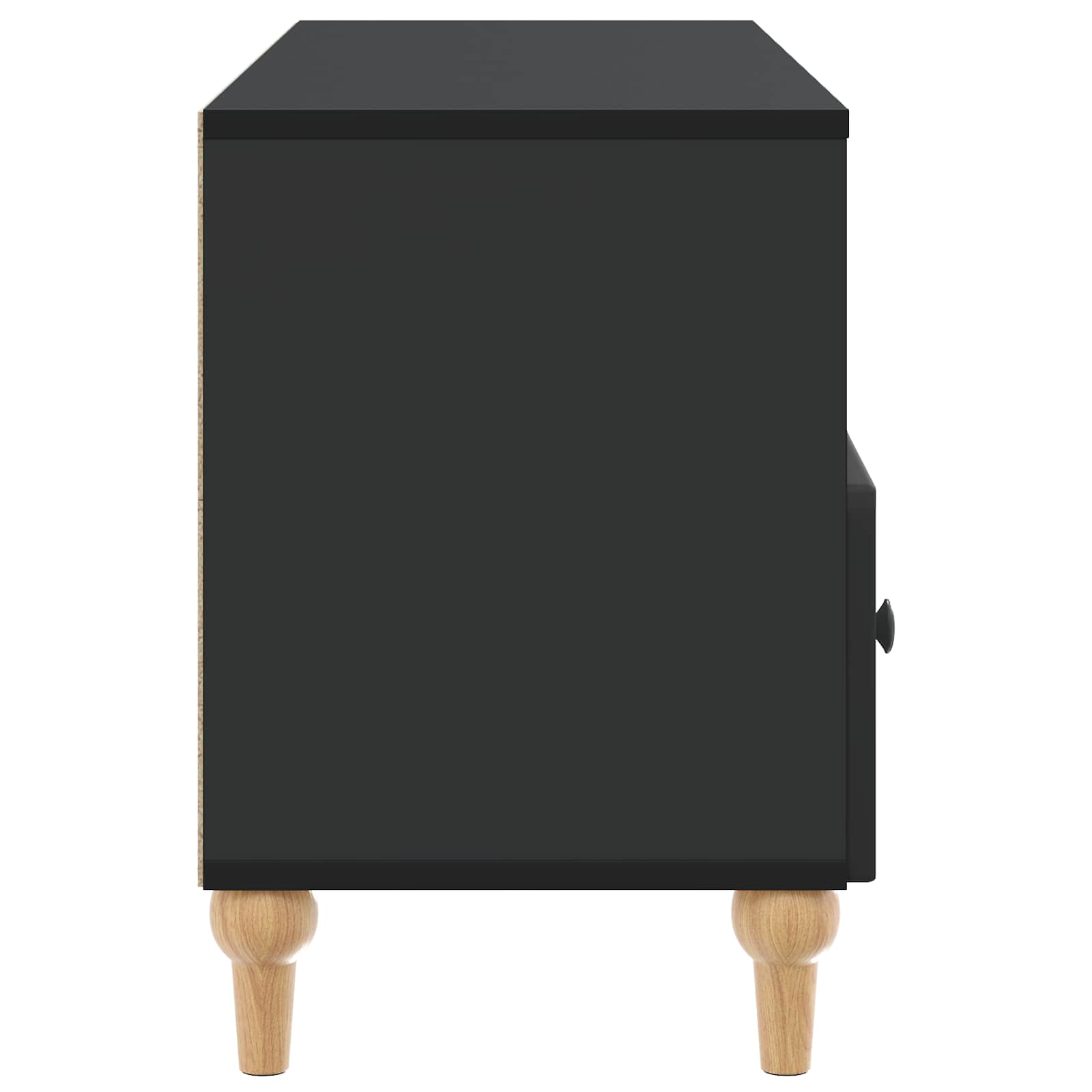 Mobile TV Nero 102 x 34,5 x 50 cm Legno ingegnerizzato | homemem39